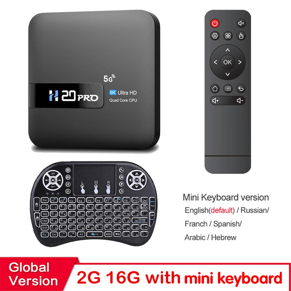 H20PRO Smart Android TV Box 16GB