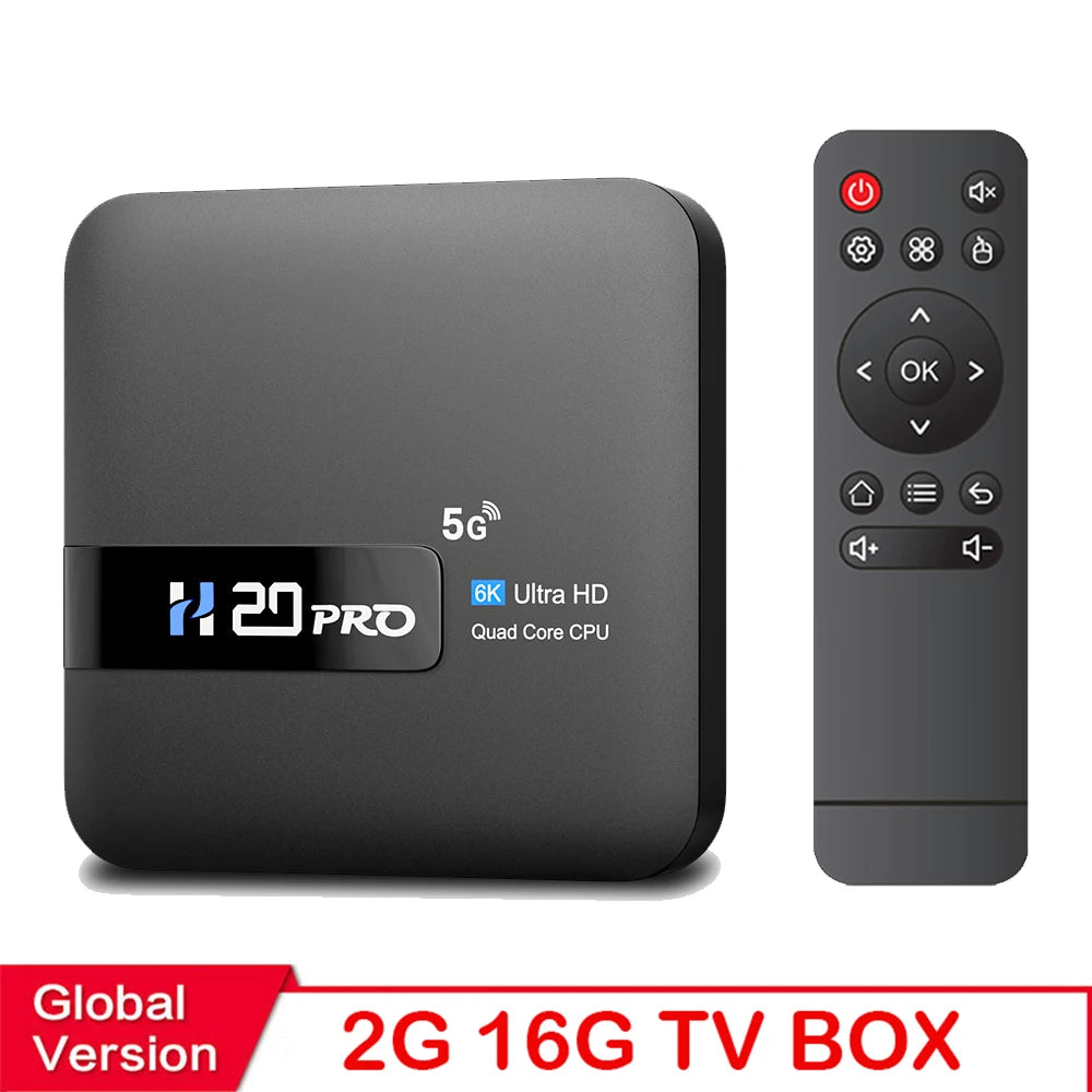H20PRO Smart Android TV Box 16GB